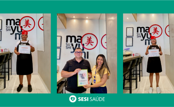 Após receber consultoria do SESI Saúde, sushi bar de Macapá